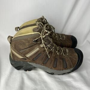 Keen Voyageur Mid Hiking Shoes Outdoor Boots Brown Womens 8.5 Brown